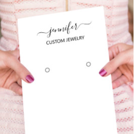 Logo juwelenkaart Sociale media zwart-wit Visitekaartje