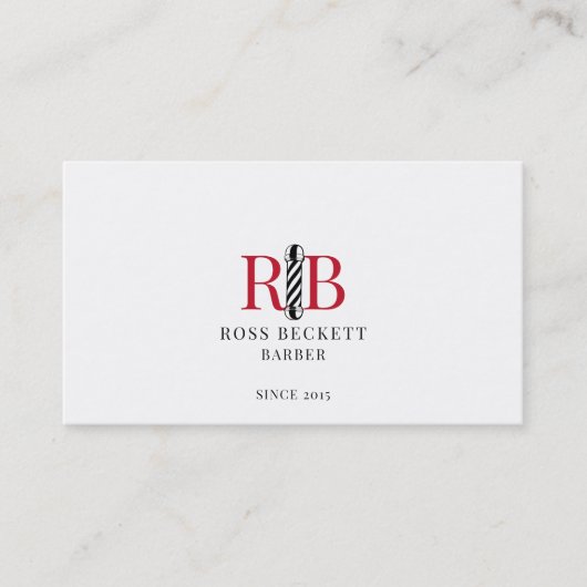Logo Kapper Kapper Kapsalon Visitekaartje (Voorkant)