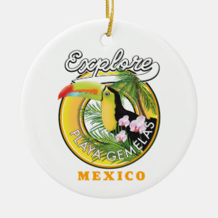 Logo keramisch Ornament Oaxaca Mexico