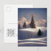Logo kerstboomstructuur Briefkaart (Voorkant / Achterkant)