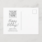 Logo kerstboomstructuur Briefkaart (Achterkant)