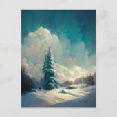 Logo kerstboomstructuur Briefkaart (Voorkant)