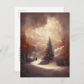 Logo kerstboomstructuur Briefkaart (Voorkant / Achterkant)