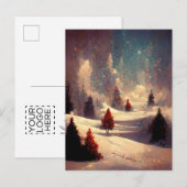 Logo kerstboomstructuur Briefkaart (Voorkant / Achterkant)