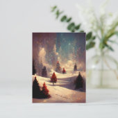 Logo kerstboomstructuur Briefkaart (Staand voorkant)
