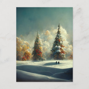 Logo kerstboomstructuur Briefkaart