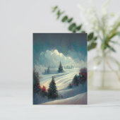 Logo kerstboomstructuur Briefkaart (Staand voorkant)