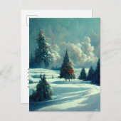 Logo kerstboomstructuur Briefkaart (Voorkant / Achterkant)