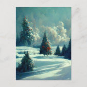 Logo kerstboomstructuur Briefkaart (Voorkant)