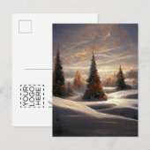 Logo kerstboomstructuur Briefkaart (Voorkant / Achterkant)