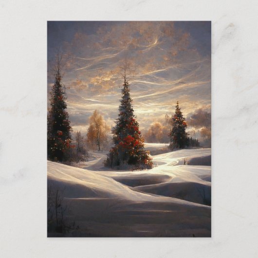 Logo kerstboomstructuur Briefkaart (Voorkant)