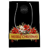 Logo Kerstcadeauttas Medium Cadeauzakje (Voorkant)