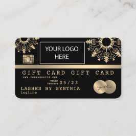Logo kerstcreditcard Cadeaubon Visitekaartje