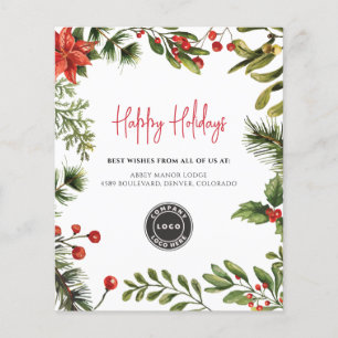 Logo kerstfeestdag begroeting budget Business