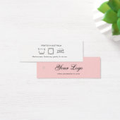 Logo Kledingkleding Hang Label Mini Visitekaartjes (Bureau)