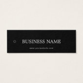 Logo Kledingkleding Hang Label Mini Visitekaartjes (Achterkant)
