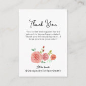 Logo Kleine Bedrijfs van de Sjabloon Dank u (Achterkant)