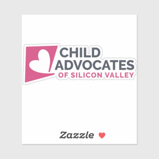 Logo kleine sticker (4 x 4 inch) (Vel)