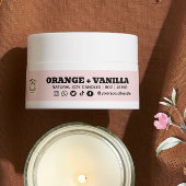 Logo Kleurrijk dun kaarsetiket Labels