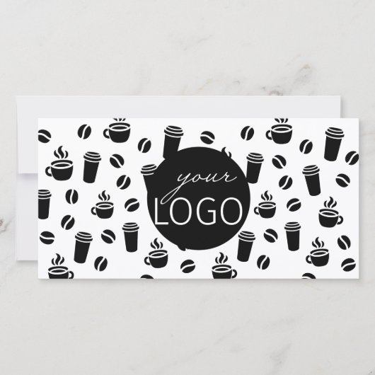 Logo Koffie Winkelpatroon Business Cadeaubon (Voorkant)