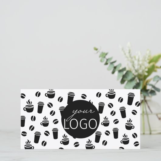 Logo Koffie Winkelpatroon Business Cadeaubon (Staand voorkant)