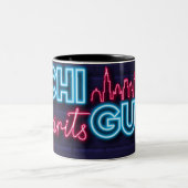 Logo KoffieMok Tweekleurige Koffiemok (Center)