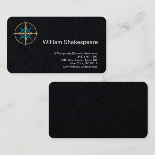 Logo  kompas visitekaartje (Voorkant / Achterkant)