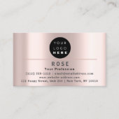 Logo Korting Logo Dank Roos Amerikaanse vlag Afsprakenkaartje (Voorkant)