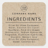 Logo Kraft bekijk etiket van ingrediëntenlijst (Voorkant)