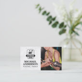 Logo krommingsgewicht | fitnesscentrum Logo Visitekaartje (Staand voorkant)