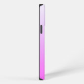 Logo/Kunst/Foto, QR-code, naam, verloop rood viole iPhone Hoesje (Rechterkant)