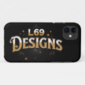 logo "L69 DESIGN" Case-Mate iPhone Case (Achterkant (horizontaal))
