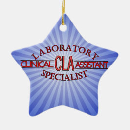 LOGO LAB CLA KLINISCHE LABORATORIUMHULP KERAMISCH ORNAMENT