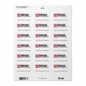 Logo-label Etiket (Full Sheet)
