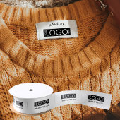Logo labels gemaakt door kleding Labels handgemaak Satijnen Lint