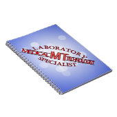 LOGO LABORATORIUMSPECIALIST MT MEDISCHE TECHNOLOGI NOTITIEBOEK (Rechterzijde)