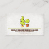 Logo landschapsarchitectuur | Bijkomend Visitekaartje (Achterkant)