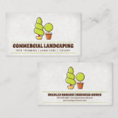 Logo landschapsarchitectuur | Bijkomend Visitekaartje (Voorkant / Achterkant)