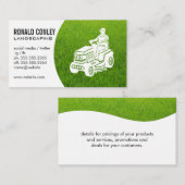 Logo landschapsarchitectuur | Pictogram voor de gr Visitekaartje (Voorkant / Achterkant)