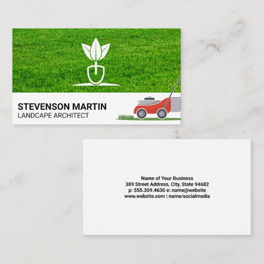 Logo landschapsarchitectuur | Snijgrasgras Visitekaartje (Voorkant / Achterkant)