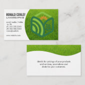 Logo landschapsarchitectuur | Visitekaartje van gr (Voorkant / Achterkant)