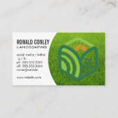 Logo landschapsarchitectuur | Visitekaartje van gr (Voorkant)