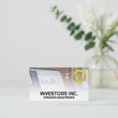 Logo | Laptop | Financiering Visitekaartje (Staand voorkant)