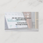 Logo | Laptop | Financiering Visitekaartje (Achterkant)