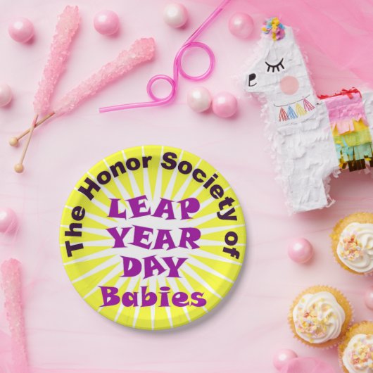 Logo Leap Day Papieren Bordje (Feest)