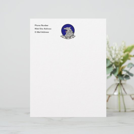 Logo Letterhead Briefhoofd Sjabloon (Staand voorkant)