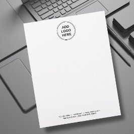 Logo Letterhead Business Briefpapier Sjabloon Briefhoofd