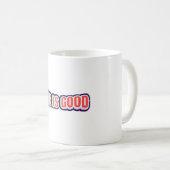 Logo leven is goed koffiemok (Voorkant rechts)