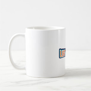 Logo leven is goed koffiemok