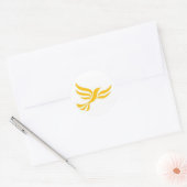 Logo liberaal-democraten ronde sticker (Envelop)